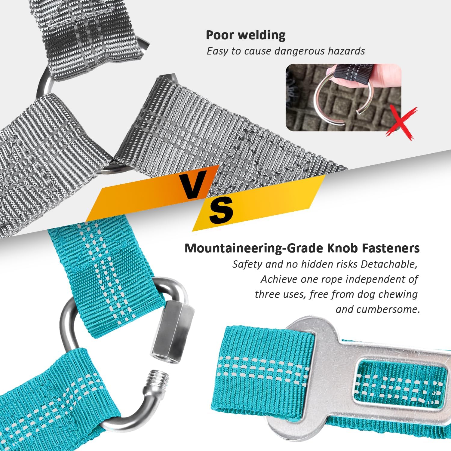 FuzzyGo Dog Car Safety Seat Belt & Leash